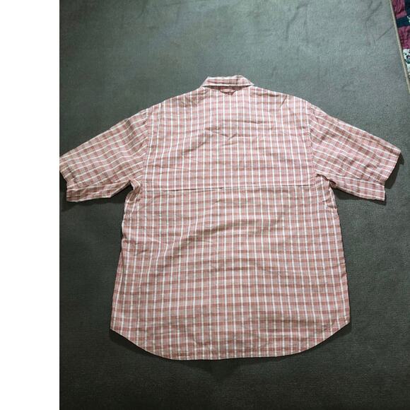 Magellan Sportswear Mens Shirt Large Plaid Slanted Pocket - Picture 2 of 11